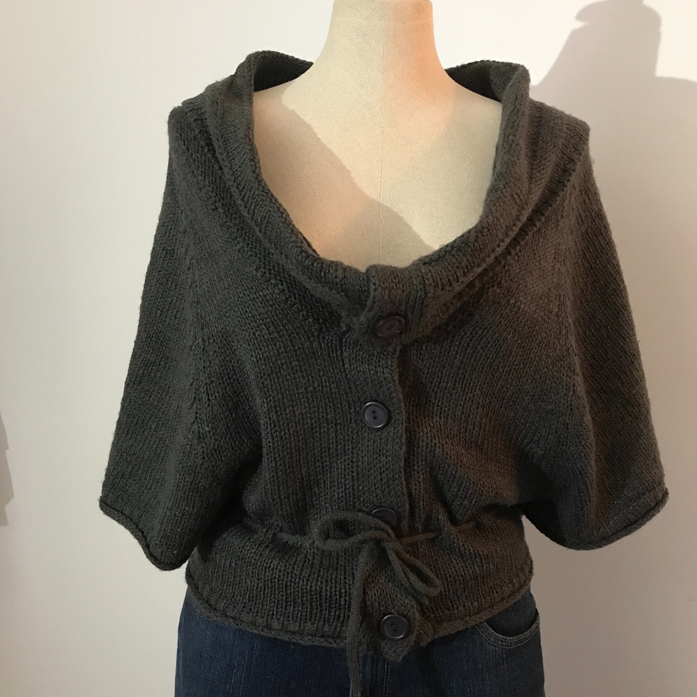 RD Style - Grey batwing cardigan - M